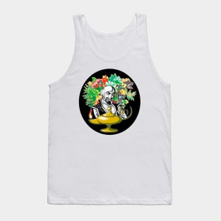 genie lamp with flowers Tank Top